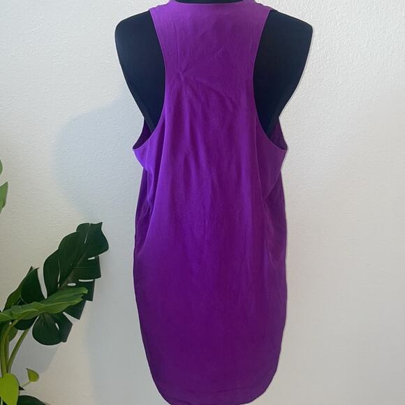 Alexander Wang purple silk racerback mini dress - Picture 2 of 5